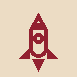 rocket_icon_square_77_ECDCC4_bg_922130_fg
